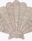 Shell Handwoven Iraca Placemat