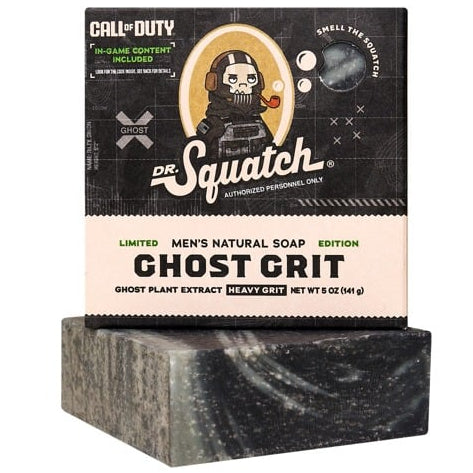 Dr. Squatch Call of Duty  Ghost Grit Bar Soap