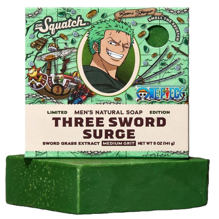 Dr. Squatch One Piece Three Sword Surge Bar Soap