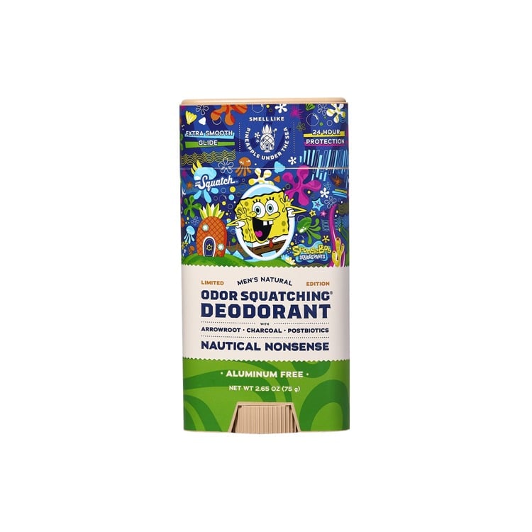Dr. Squatch SpongeBob Squarepants Nautical Nonsense Deodorant