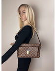 Louis Vuitton Ravello GM Damier Ebene Shoulder Bag
