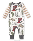 Western Cowboy Howdy Partner Cotton Romper