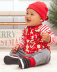 Baby Boy's Christmas Bamboo Set