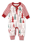 Christmas Tree Baby Romper – Soft Cotton Holiday Outfit