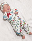 Baby's Christmas Fancy Bamboo Romper