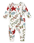 Baby's Christmas Fancy Bamboo Romper