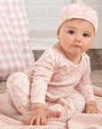 Vintage Floral Baby Romper – Cotton Long Sleeve One-Piece