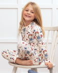 Girl's Cowgirl Western Bamboo Pajama Set 10Y & 12Y