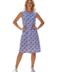 FOIL Notch Up Dress 7508