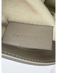 Chloe Shiny Calfskin Suede Small C Motty Gray Shoulder Bag