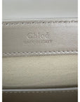 Chloe Shiny Calfskin Suede Small C Motty Gray Shoulder Bag