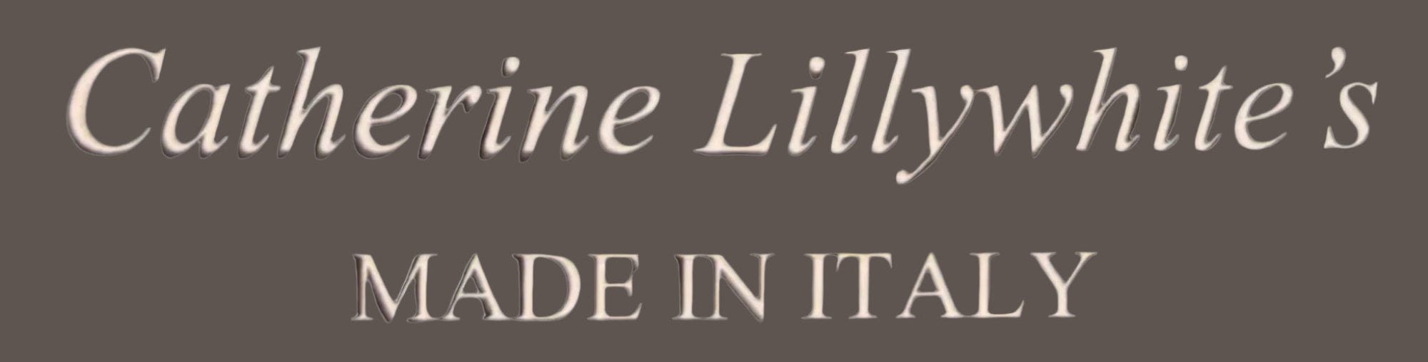 Catherine Lillywhite'sMade in Italy
