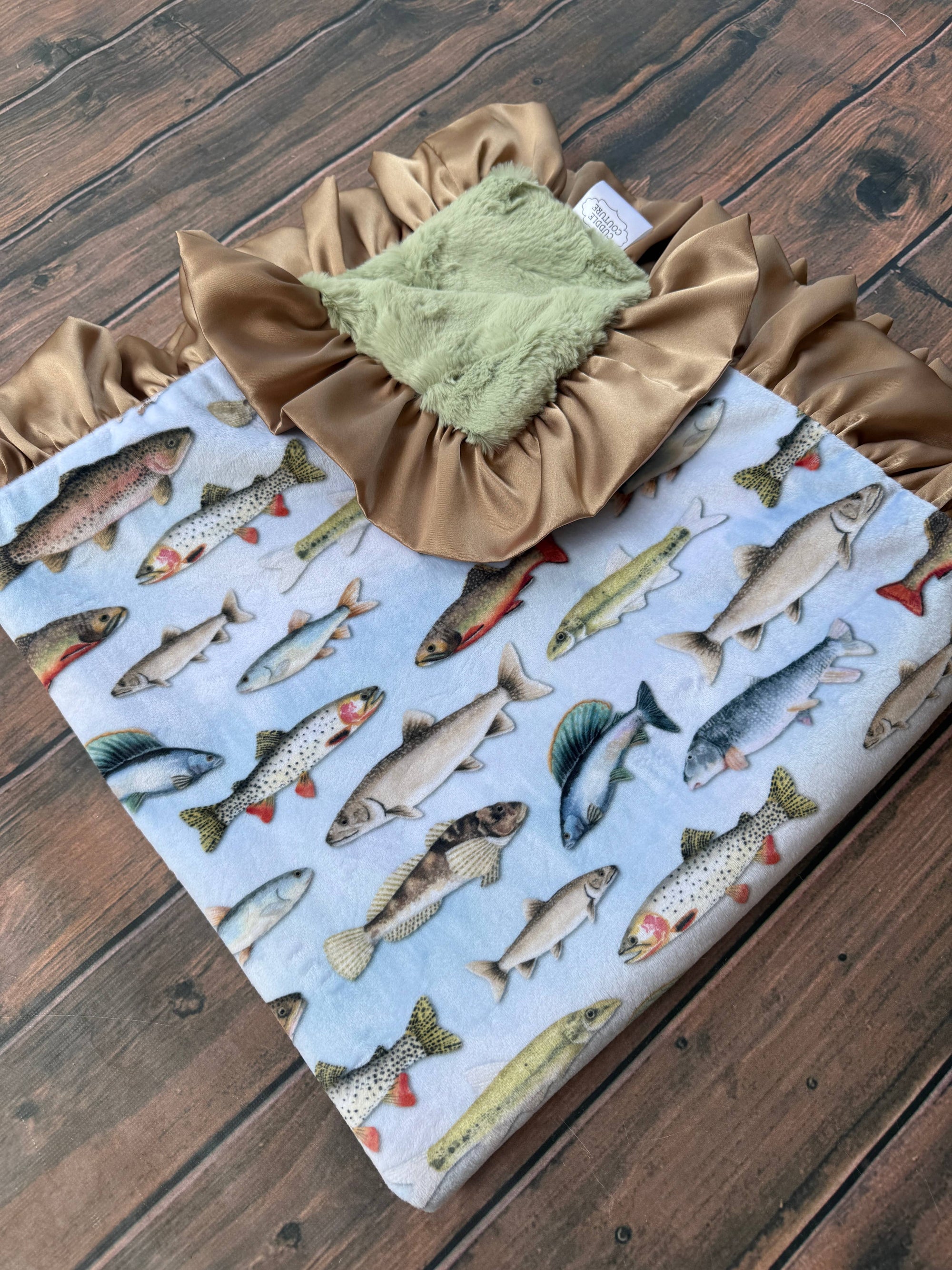 Gone Fishing Teether Blanket