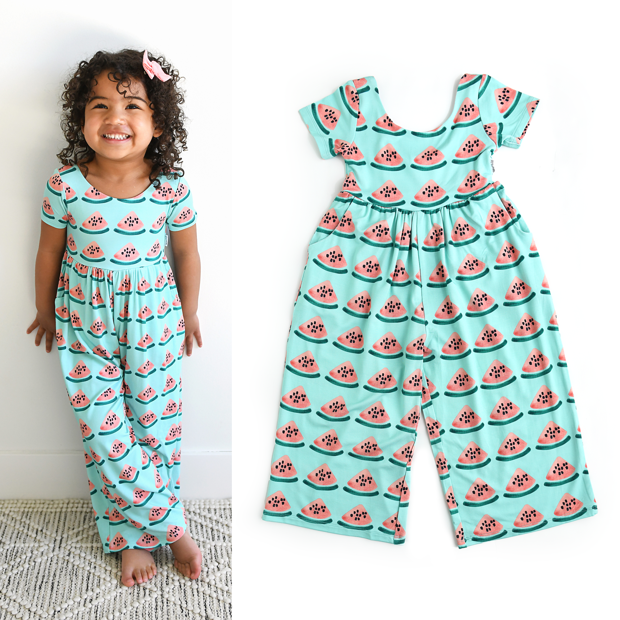 Bamboo Baby Girl Clothing Apparel Romper Cameron Watermelon