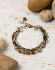 Jasper and Czech Glass Bracelet