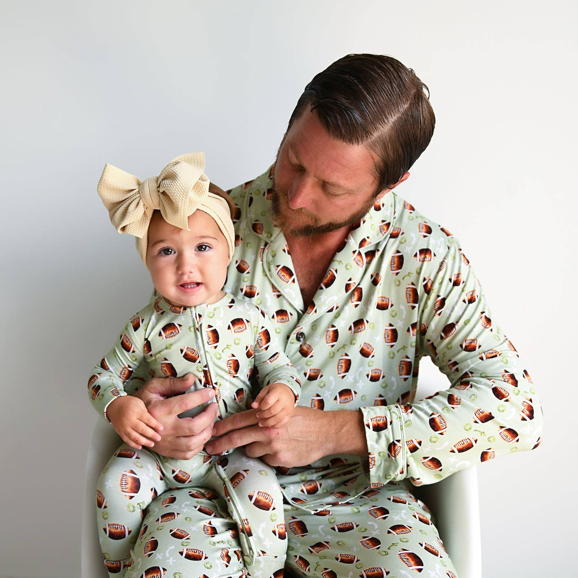 Bamboo Baby Pajama Sleepies Little Baby Zip Madden Football