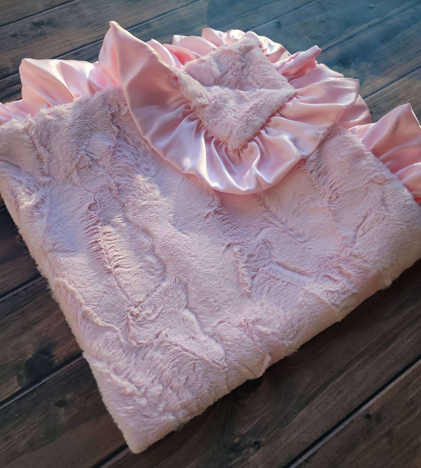 Pink Teether Blanket