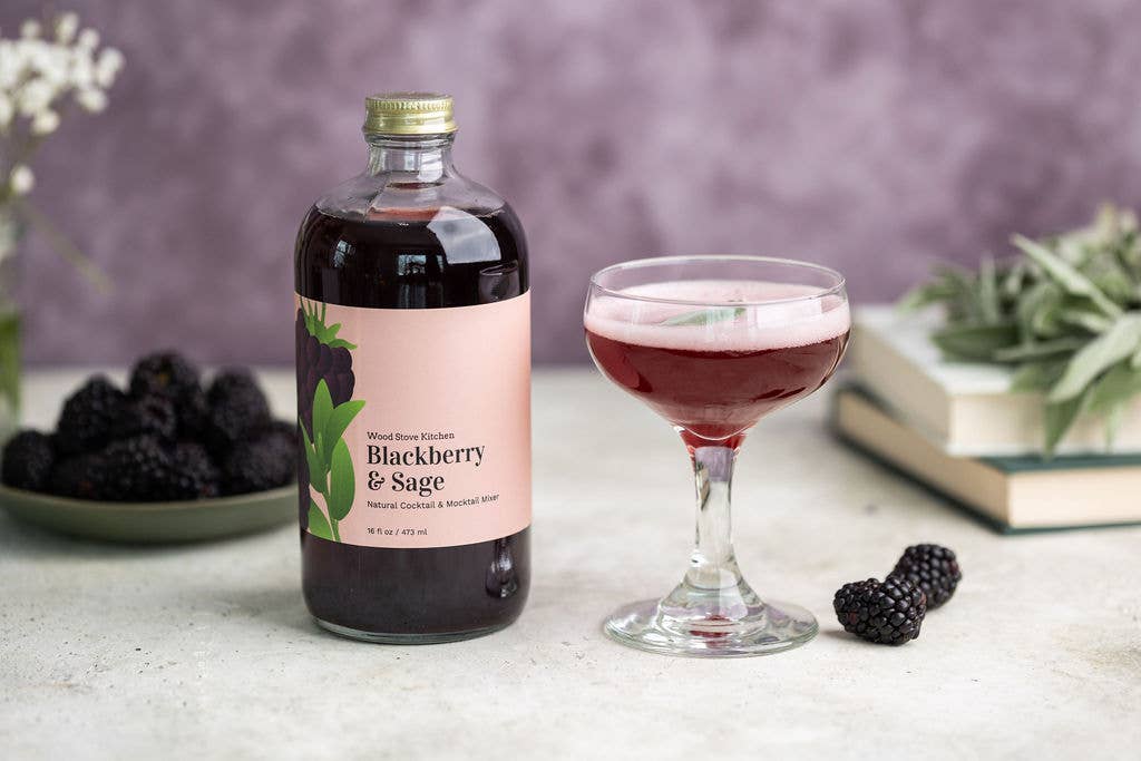 Blackberry &amp; Sage Cocktail Mixer and Mocktail Mixer, 16 fl oz
