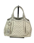 Gucci Sukey Medium Guccissima Leather Mystic White Tote