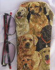 Dogs Tapestry Eye Glass Case