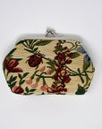 Morning Garden Tapestry Kiss Lock Coin Purse