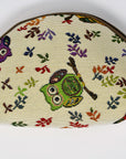 Colorful Owls Tapestry Cosmetic Bag