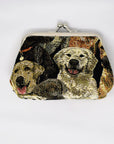 Dogs Tapestry Kiss Lock Coin Purse