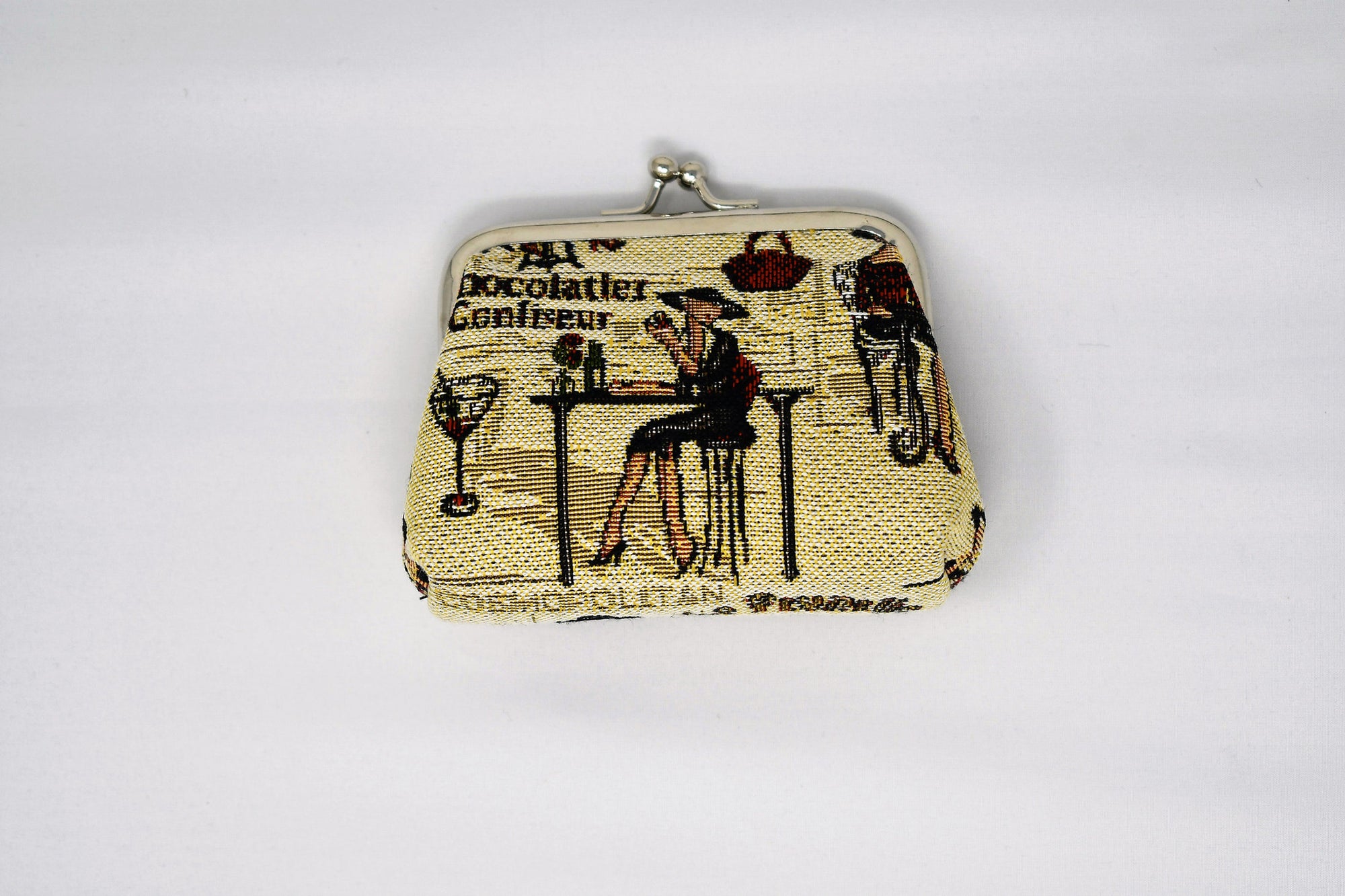Rendezvous Tapestry Kiss Lock Coin Purse