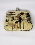 Rendezvous Tapestry Kiss Lock Coin Purse