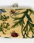 Morning Garden Tapestry Double Kiss Lock Coin Purse