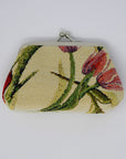 Tulips Tapestry Kiss Lock Coin Purse