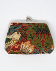 Strawberry Thief Tapestry Kiss Lock Coin Purse