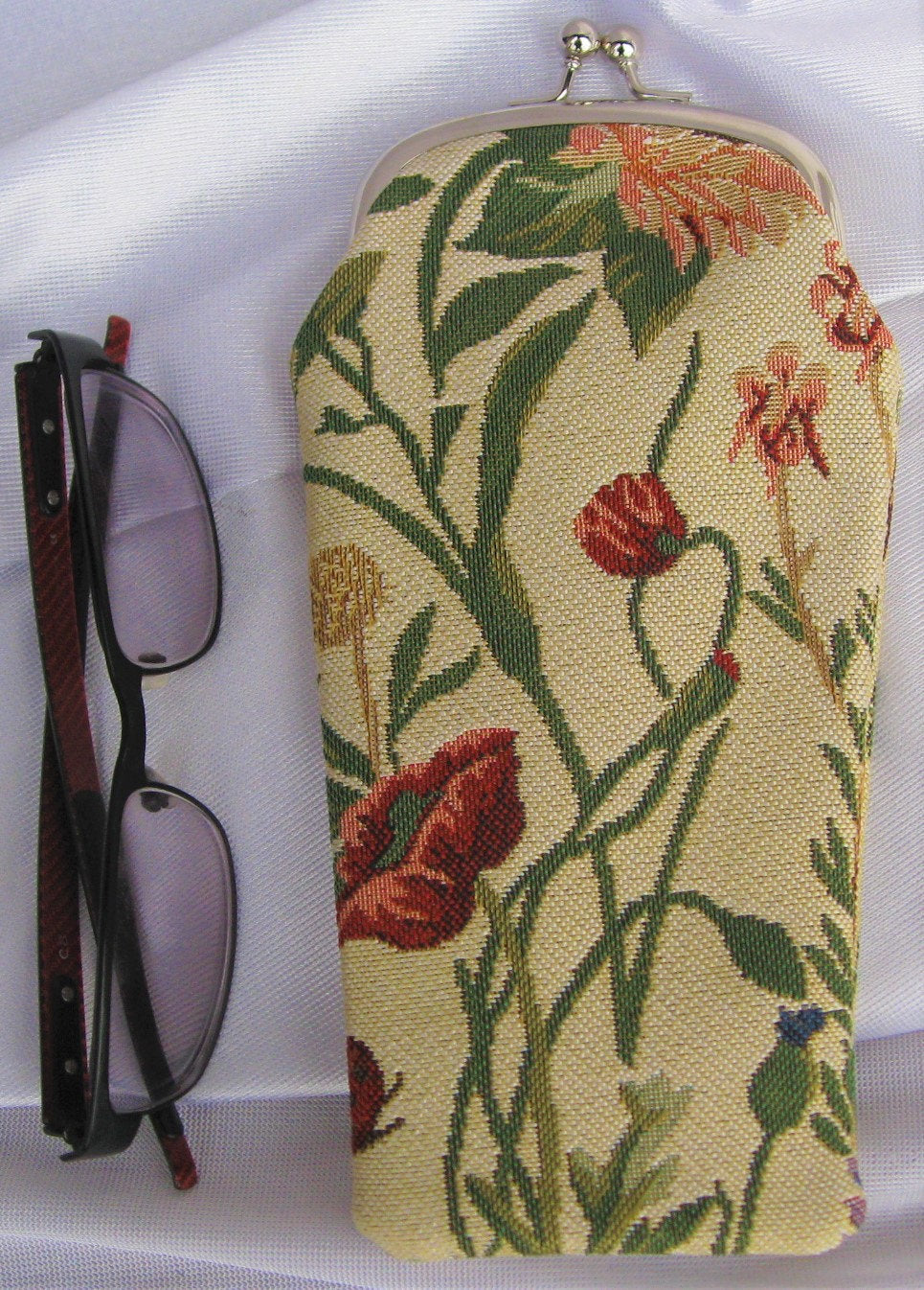 Morning Garden Tapestry Eye Glass Case