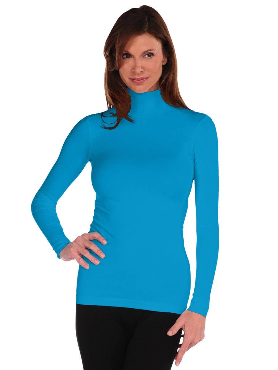 Tees By Tina Long Sleeve Mock Neck Turtleneck (800MN)