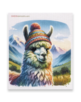 Swedish Dishcloth Yello Llama