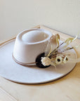 Boho Western Wedding Floral Bridesmaid Hat Band Only 984u
