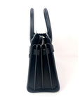 Saint Laurent Sac De Jour Embellished Patches Baby Black Leather Shoulder Bag