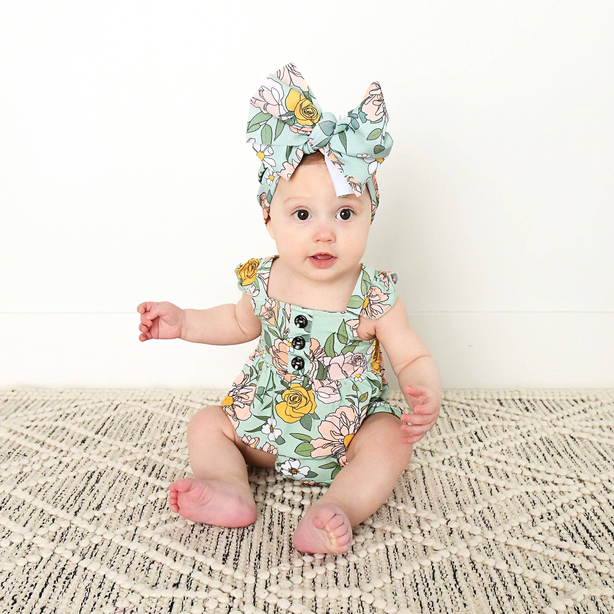 Bamboo Baby Girl Dress Clothing Kendra Floral