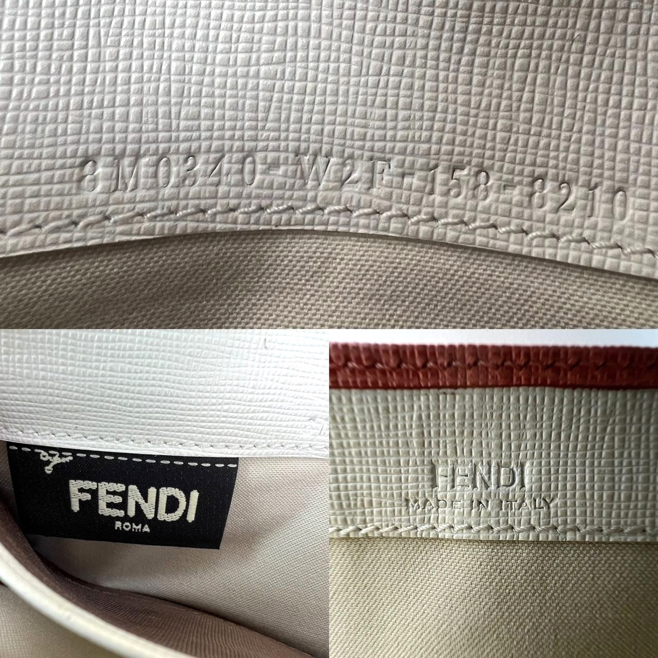 Fendi Continental Pink Leather Wallet Clutch