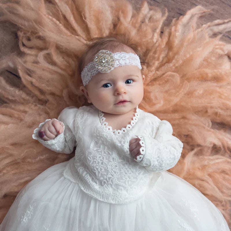 Nicolette's Couture The Julia Christening Gown