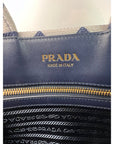 Prada Small Symbole Embroidered Fabric Handbag