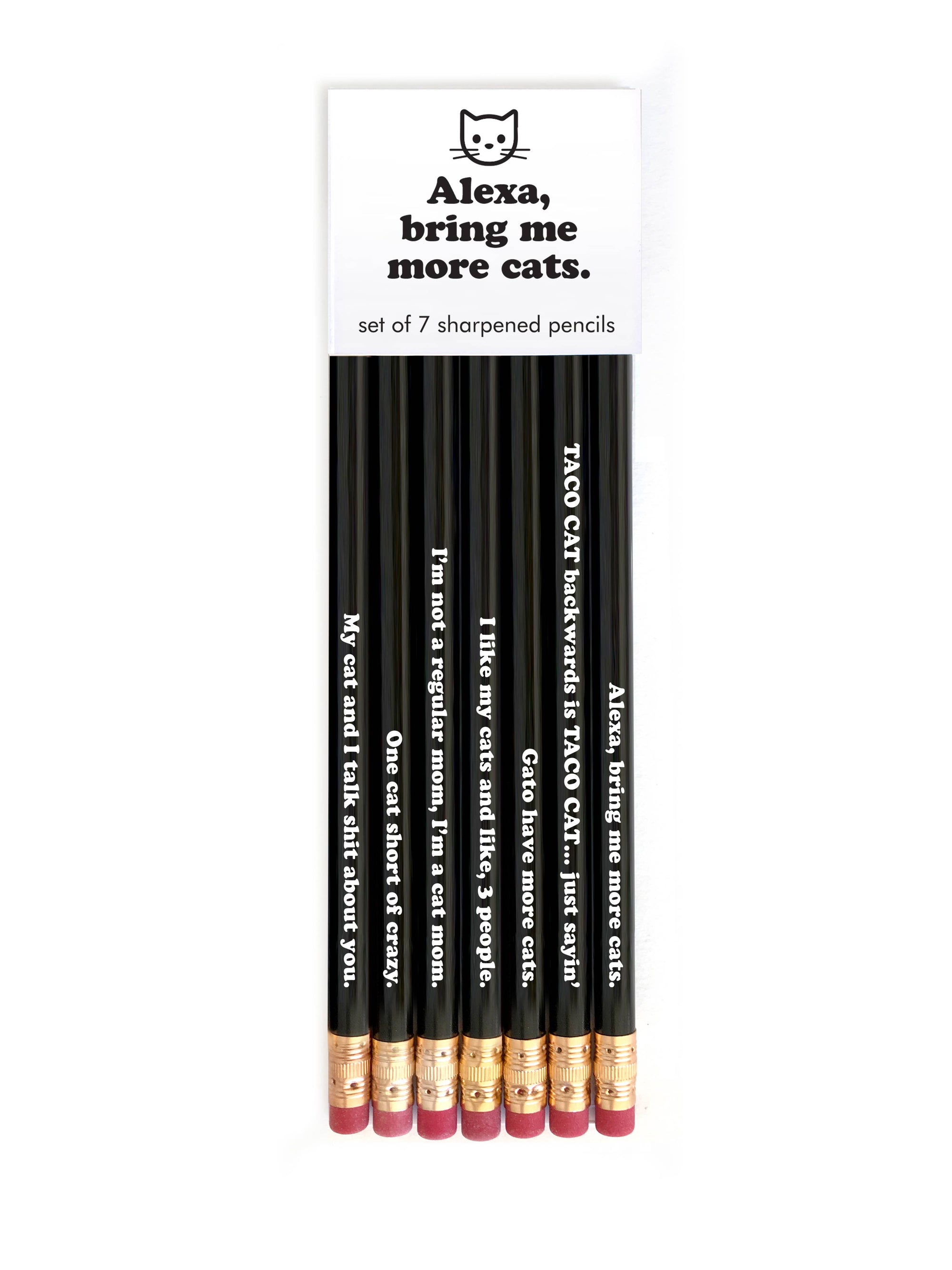Alexa Bring Me More Cats Pencil Set