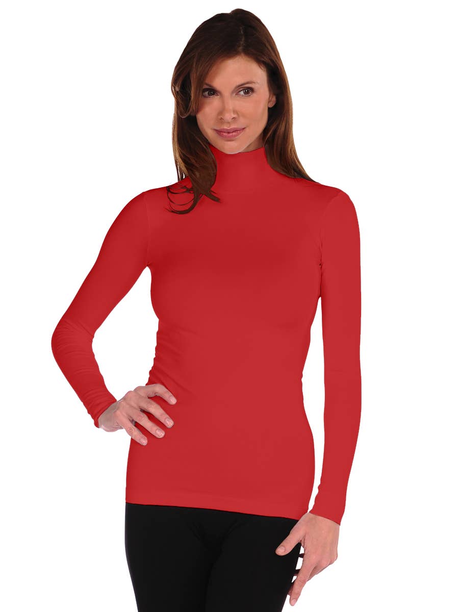 Tees By Tina Long Sleeve Mock Neck Turtleneck (800MN)