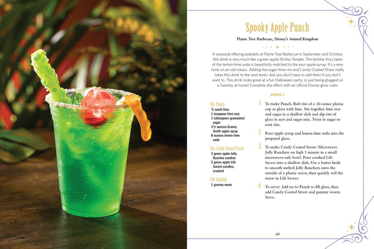Disney Parks Drink Recipe Book