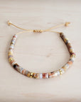 Genuine Aqua Terra & Gold Adjustable Bracelet 811r