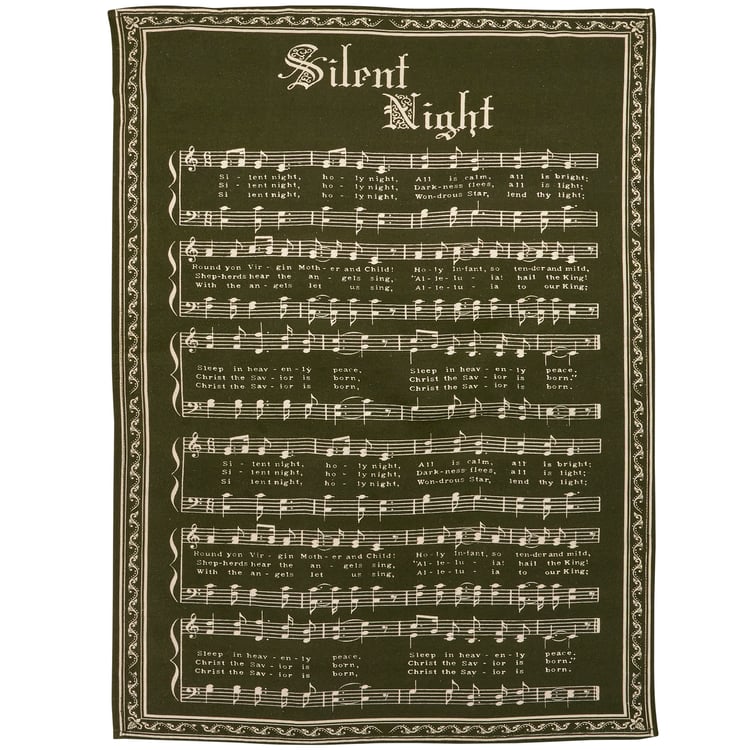 Silent Night Tea Towel