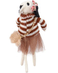 Brown Dress Dalmation Dog Ornament
