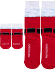 Mrs. Claus & Lil' Claus Christmas Sock Set