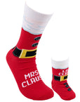 Mrs. Claus & Lil' Claus Christmas Sock Set