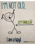 Swedish Dishcloth Stickman Im Not Old